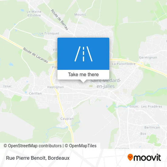 Rue Pierre Benoît map