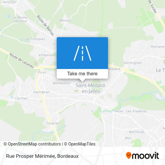 Rue Prosper Mérimée map