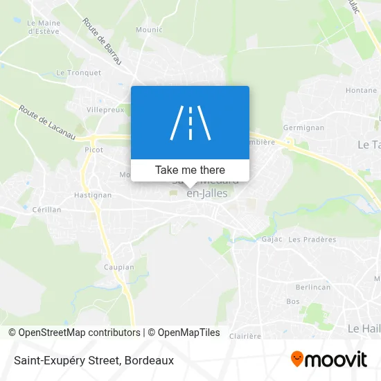 Rue Saint-Exupéry map