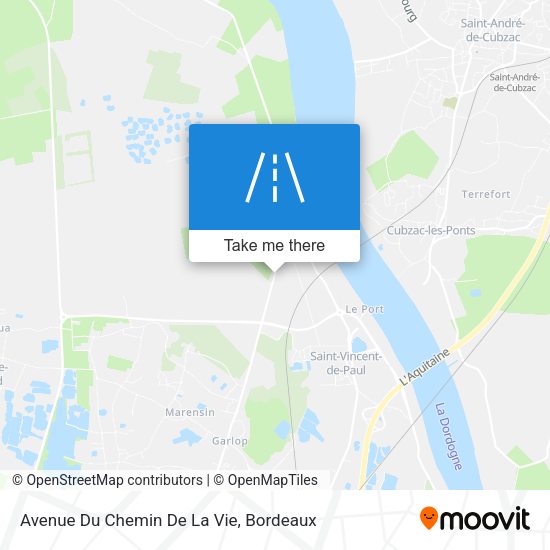 Avenue Du Chemin De La Vie map