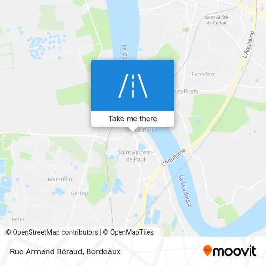 Rue Armand Béraud map