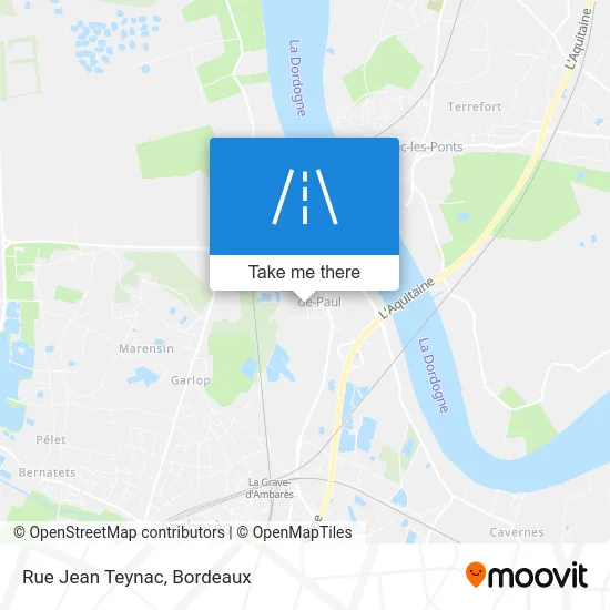 Rue Jean Teynac map
