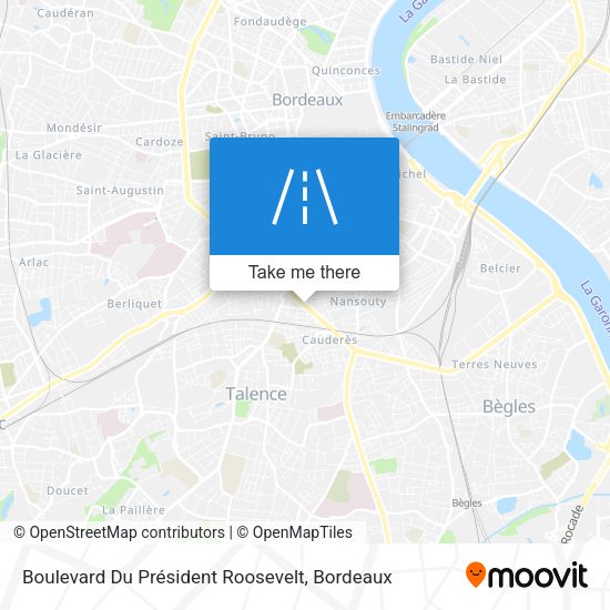 Boulevard Du Président Roosevelt map
