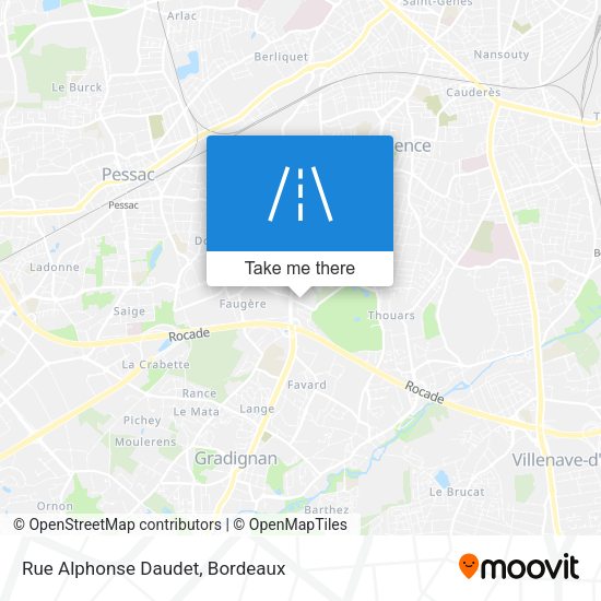 Rue Alphonse Daudet map