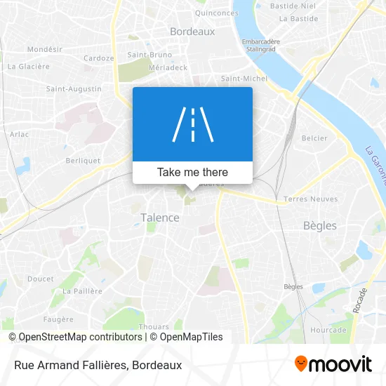Rue Armand Fallières map