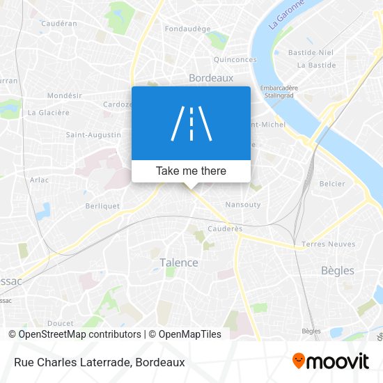 Rue Charles Laterrade map