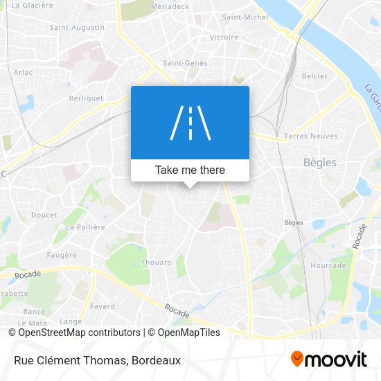 Rue Clément Thomas map