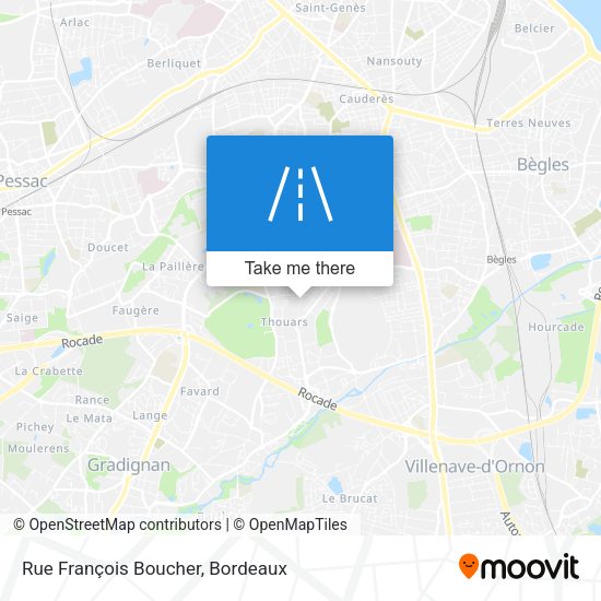 Rue François Boucher map