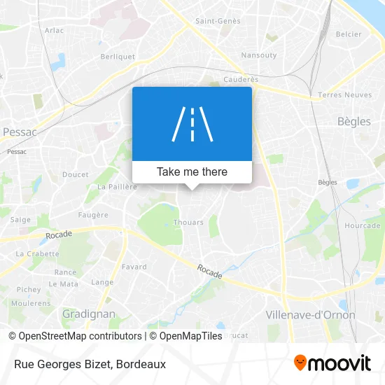 Rue Georges Bizet map