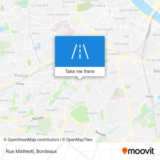 Rue Matteoti map