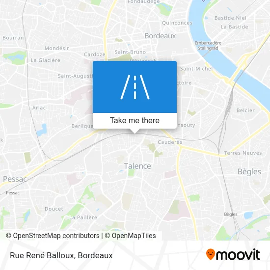 Rue René Balloux map