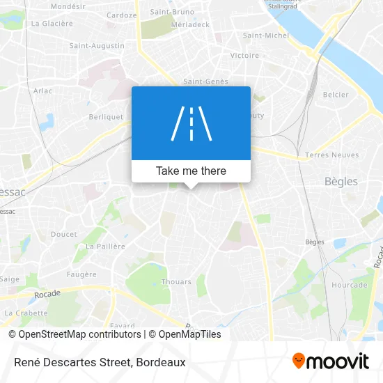 Rue René Descartes map