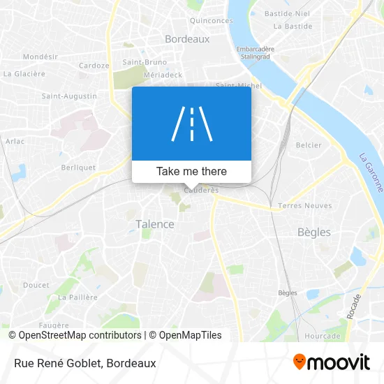 Rue René Goblet map