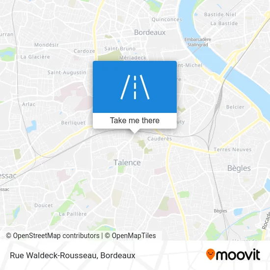 Rue Waldeck-Rousseau map