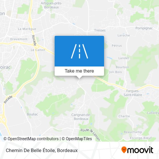 Chemin De Belle Étoile map
