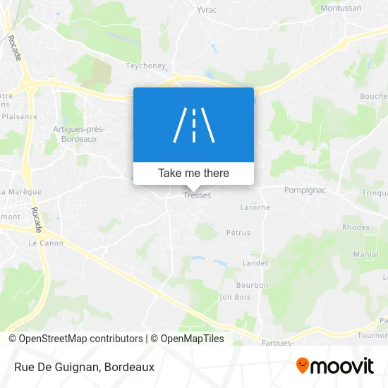 Rue De Guignan map