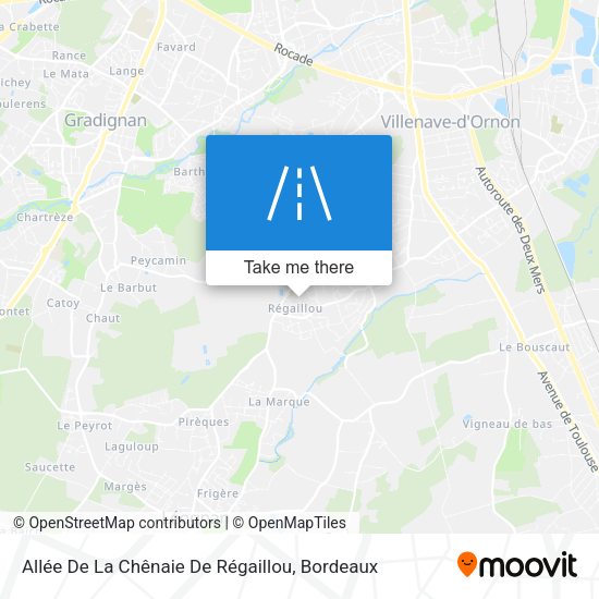 Allée De La Chênaie De Régaillou map