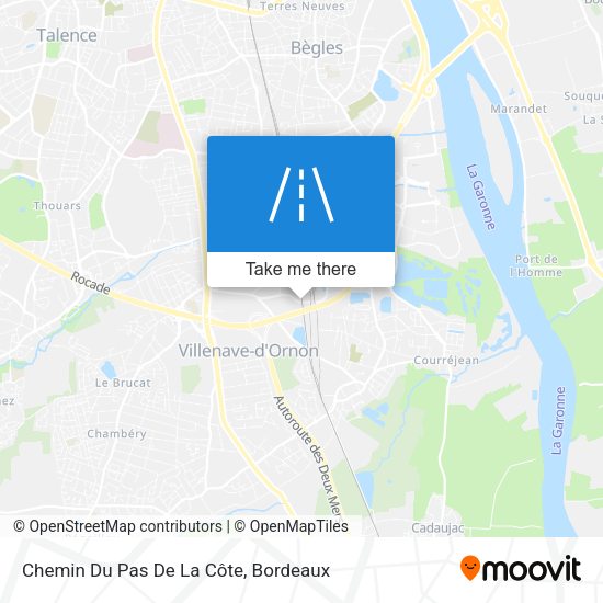 Chemin Du Pas De La Côte map
