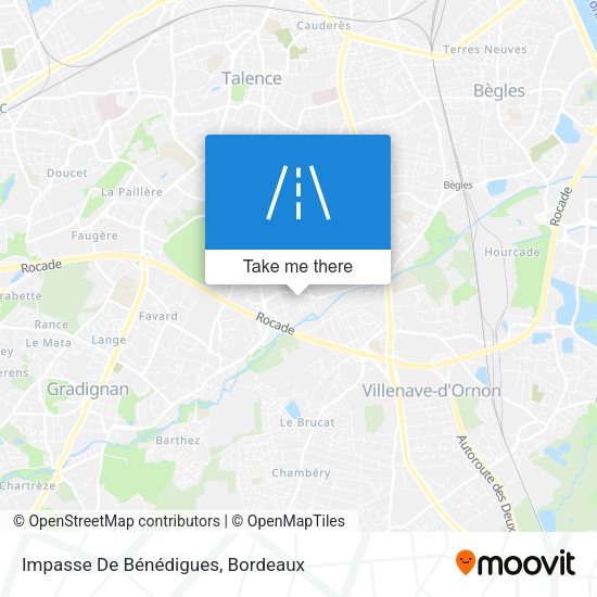 Impasse De Bénédigues map
