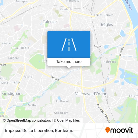 Impasse De La Libération map