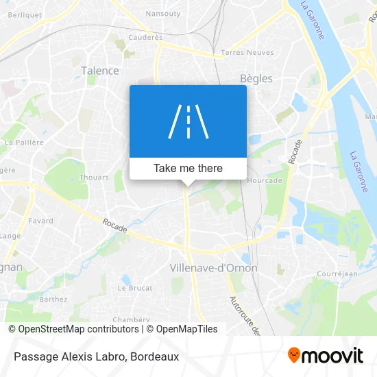 Passage Alexis Labro map