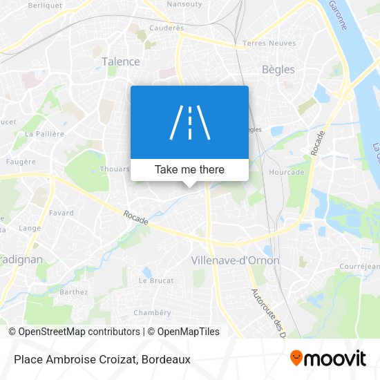 Place Ambroise Croizat map
