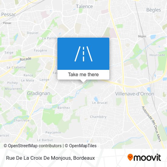 Rue De La Croix De Monjous map