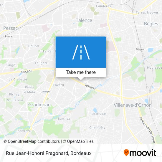 Rue Jean-Honoré Fragonard map