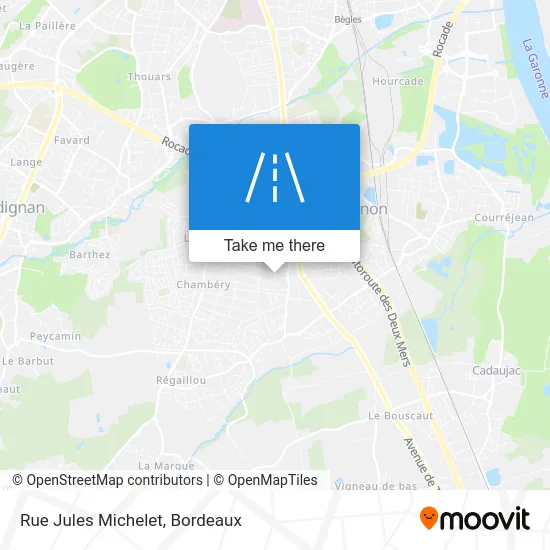 Rue Jules Michelet map