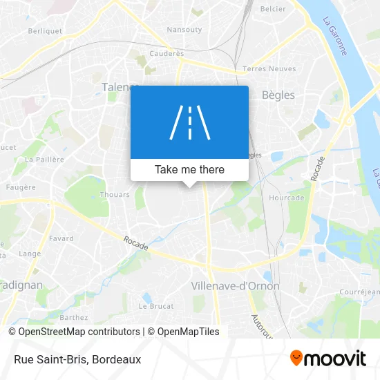 Rue Saint-Bris map