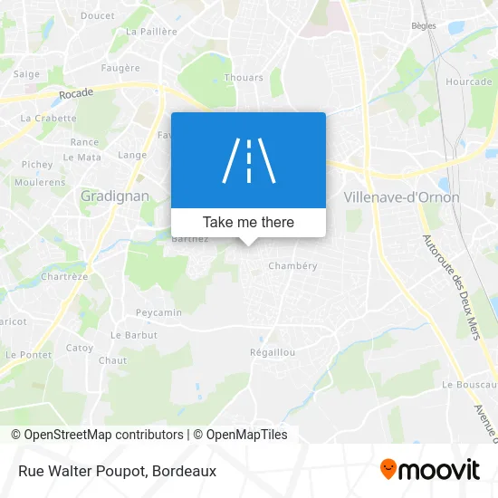 Rue Walter Poupot map