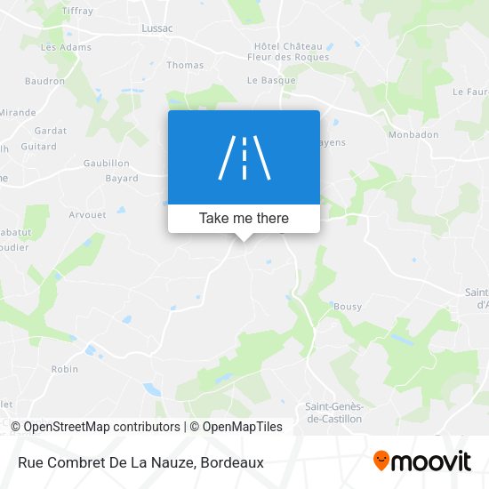 Rue Combret De La Nauze map