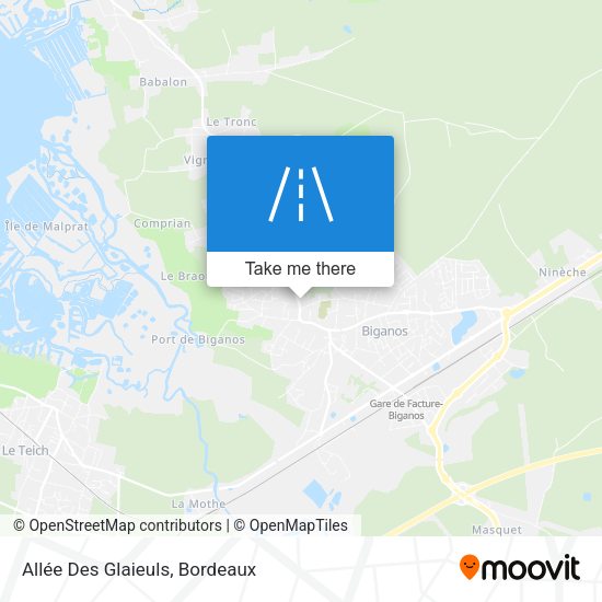 Allée Des Glaieuls map