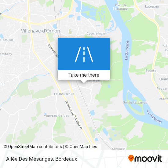 Allée Des Mésanges map