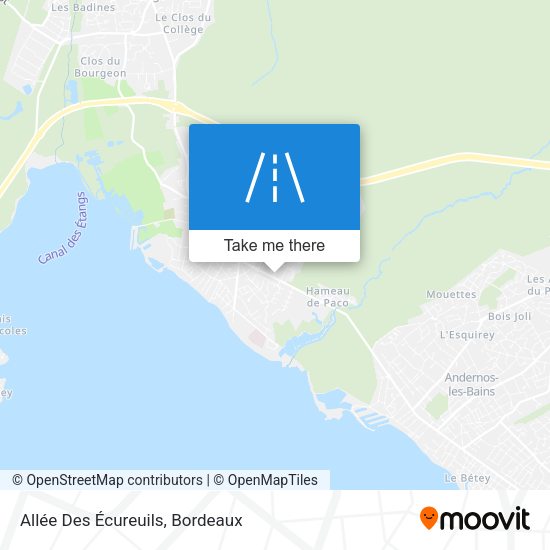Allée Des Écureuils map