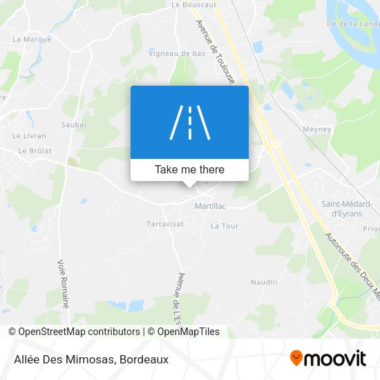 Allée Des Mimosas map