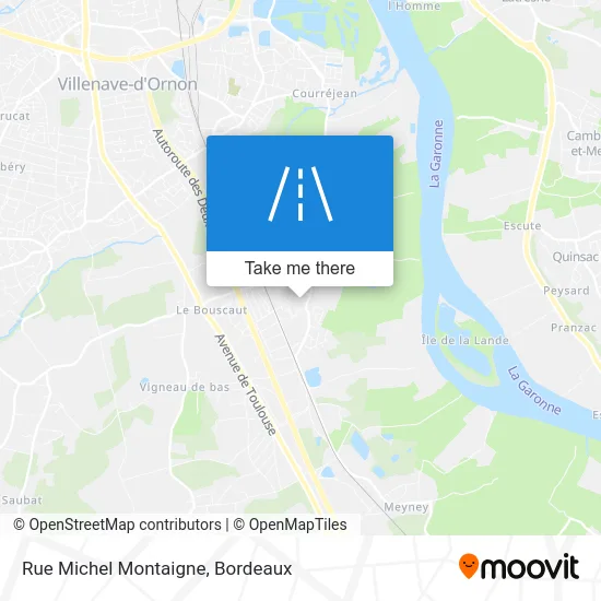 Rue Michel Montaigne map