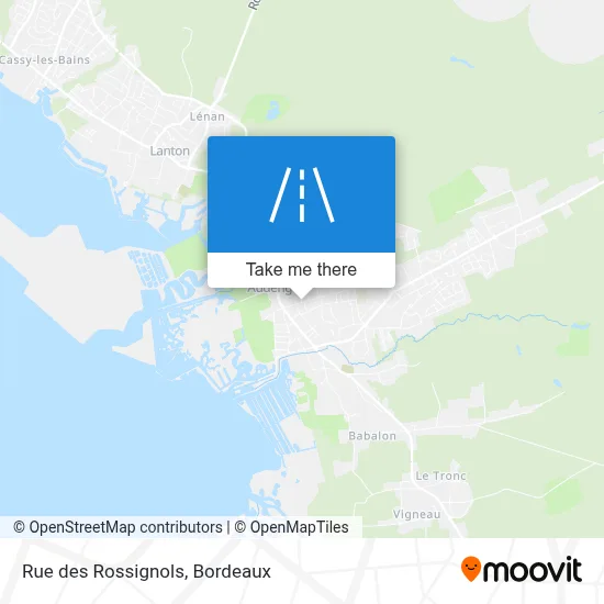 Rue Des Rossignols map