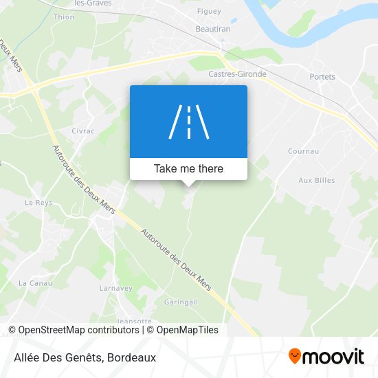 Allée Des Genêts map