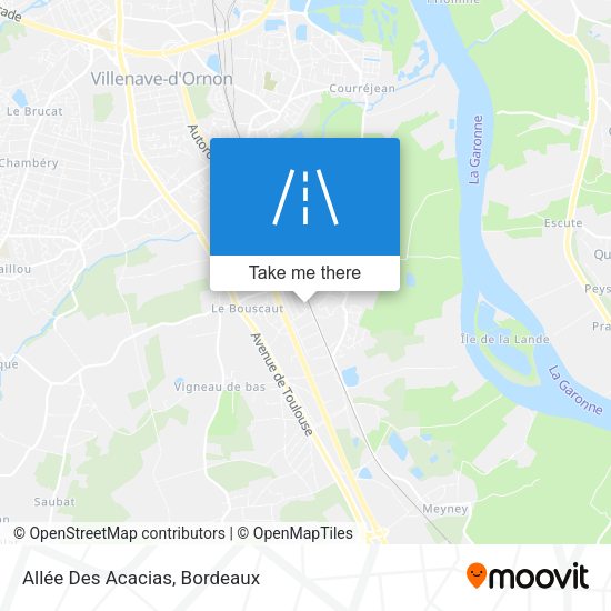 Allée Des Acacias map