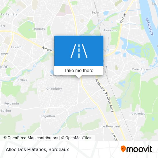Allée Des Platanes map
