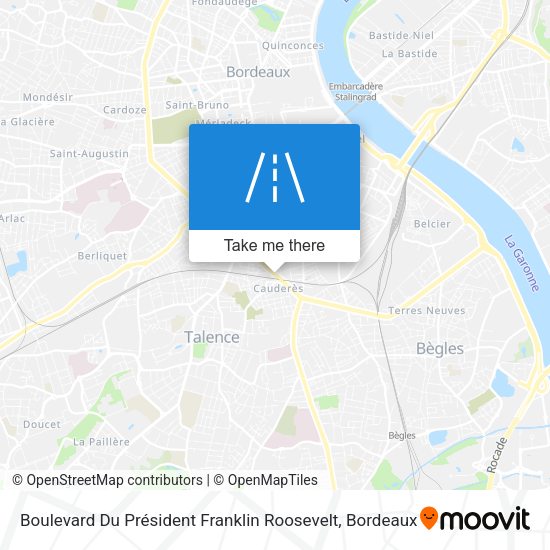 Boulevard Du Président Franklin Roosevelt map