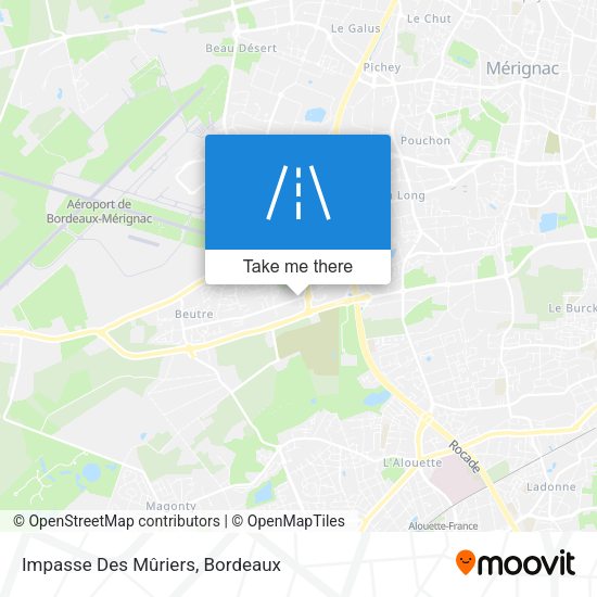 Impasse Des Mûriers map