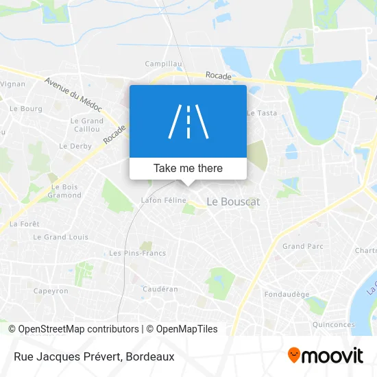 Rue Jacques Prévert map