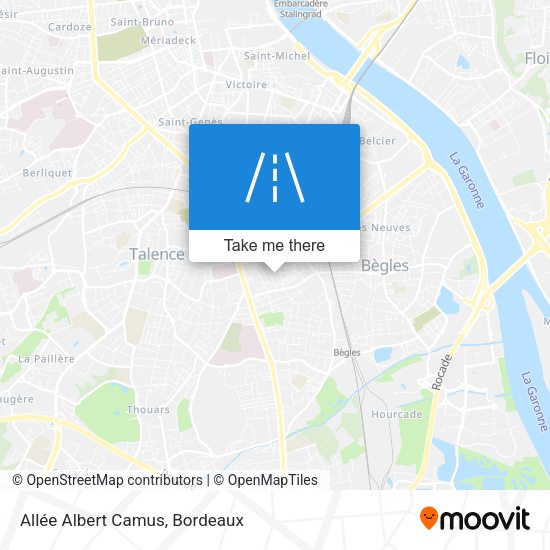 Allée Albert Camus map