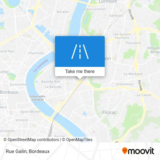 Rue Galin map