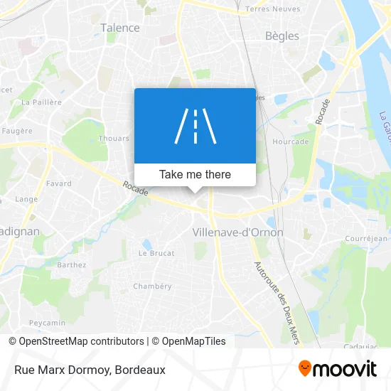 Rue Marx Dormoy map