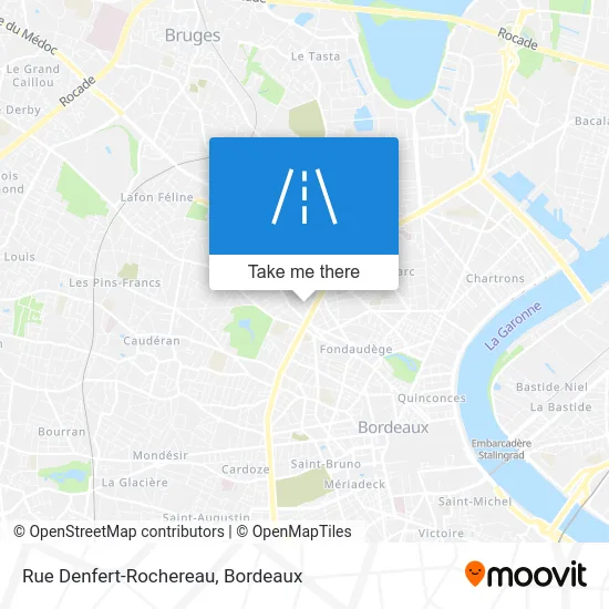 Rue Denfert-Rochereau map