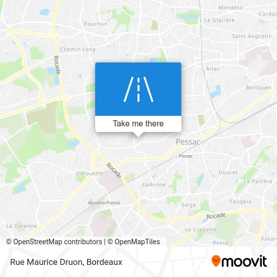 Rue Maurice Druon map