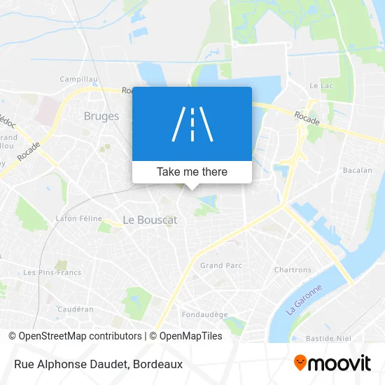 Rue Alphonse Daudet map